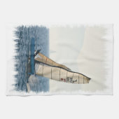 ヨットの台所タオルの競争 キッチンタオル (横)