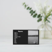 ヨットの名刺のテンプレート 名刺 (スタンド正面)