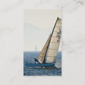 ヨットの名刺の競争 名刺 (裏面)