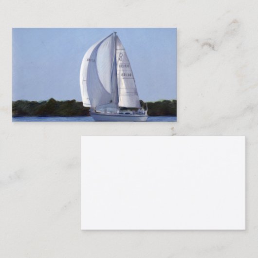 ヨットの名刺 名刺 (正面/裏面)