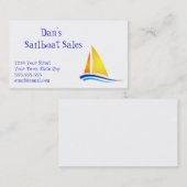 ヨットの名刺 名刺 (正面/裏面)