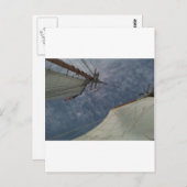 ヨットの挨拶状 ポストカード (正面/裏面)