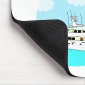 ヨットの石 マウスパッド (コーナー)