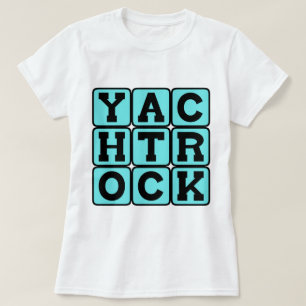 ヨットの石、音楽ジャンル Tシャツ