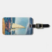 ヨットの荷物のラベルかキーホルダー ラゲッジタグ (正面横)