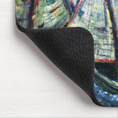 ヨットのmousepad マウスパッド (コーナー)