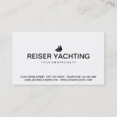 ヨットアイコン 名刺 (裏面)