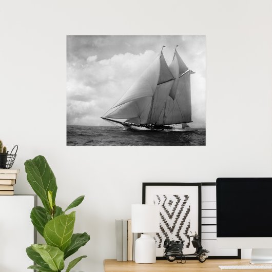 ヨットアメリカc1910 ポスター (ホームオフィス)