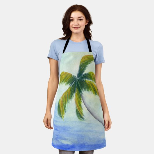 ヨットオンザシーパルマ エプロン (着用した状態)