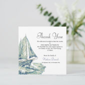 ヨットオンザ海葬儀サンキューカード 招待状 (スタンド正面)