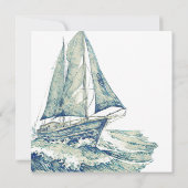 ヨットオンザ海葬儀サンキューカード 招待状 (裏面)