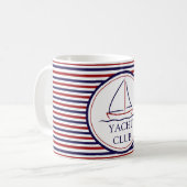 ヨットクラブ コーヒーマグカップ (正面左)