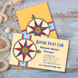 ヨットクラブ、セーリングクラブ、マリーナ、ショッ航海のプ 名刺