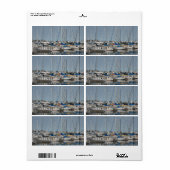 ヨットクラブ/セーリング ラベル (フルシート)