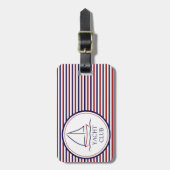 ヨットクラブ ラゲッジタグ (正面縦)