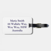 ヨットクラブ ラゲッジタグ (裏面横)