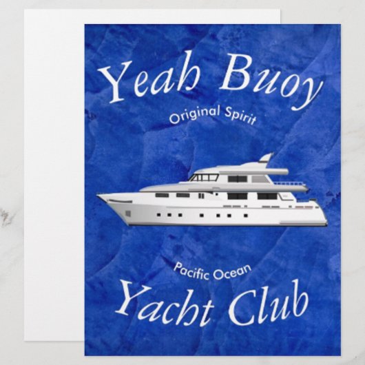 ヨットクラブ Yeah Buoy (正面/裏面)