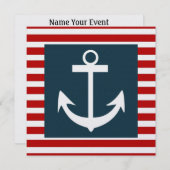 ヨットクラ航海のブ – SRF 招待状 (正面/裏面)