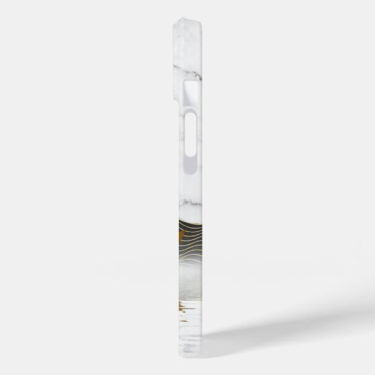 ヨットセーリングスタイリッシュモダン金ゴールド大理石名 Case-Mate iPhoneケース (裏面 / 左)