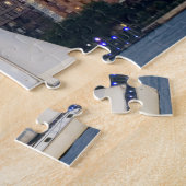 ヨットハドソンニューヨークシティマンハッタンスカイラインUSA ジグソーパズル (側面)