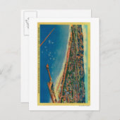 ヨットハーバー、ザパリサード、サンタモニカ ポストカード (正面/裏面)