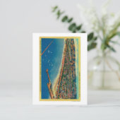 ヨットハーバー、ザパリサード、サンタモニカ ポストカード (スタンド正面)