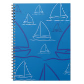 ヨットパターン ノートブック (正面)