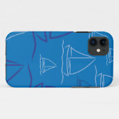 ヨットパターン Case-Mate iPhoneケース (裏面(横))