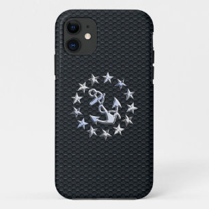 ヨットフラッグ航海のクロムエンサインオングリルプリント iPhone 11 ケース
