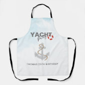 ヨットボートクルーズバースデーパーティー エプロン (正面)