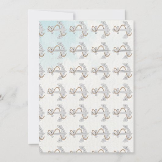 ヨットボートクルーズバースデーパーティー サンキューカード (裏面)