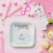 ヨットボートクルーズバースデーパーティー ペーパープレート (パーティー)