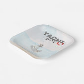 ヨットボートクルーズバースデーパーティー ペーパープレート (傾斜あり)