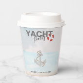 ヨットボートクルーズバースデーパーティー 紙コップ (正面)