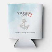 ヨットボートクルーズバースデーパーティー 缶クーラー (正面)