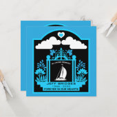 ヨットマン | ヨットウーマン 追悼式 記念品 カード (正面/裏面インサイチュ)