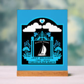 ヨットマン | ヨット人葬儀記念館 アクリルサイン (ニュートラル)