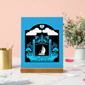 ヨットマン | ヨット人葬儀記念館 アクリルサイン (ウェディング)