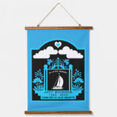 ヨットマン | ヨット人葬儀記念館 吊り下げ型タペストリー (正面)