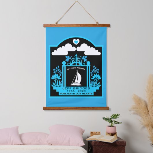 ヨットマン | ヨット人葬儀記念館 吊り下げ型タペストリー (寝室)