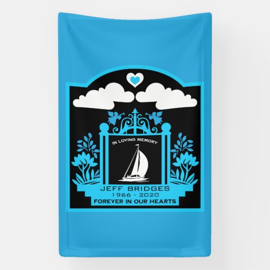 ヨットマン | ヨット人葬儀記念館 横断幕 (縦)