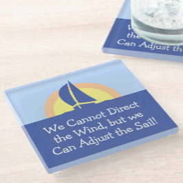 ヨットレーシングセーリング ガラスコースター