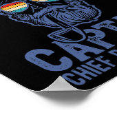 ヨットロックキャプテンポントゥーンボートパーティーセーラーボアティ ポスター (角)