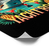 ヨットロックメンズ女性パーティー音楽愛好家が愛を得る ポスター (角)