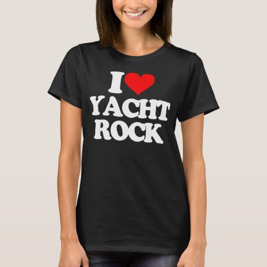 ヨットロック大好き - 面白いジョーク 皮肉音楽 Y Tシャツ (正面)