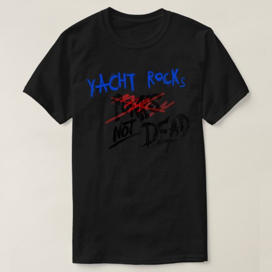 ヨットロック未死 Tシャツ (デザイン正面)