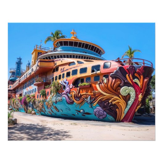 ヨット像 フォトプリント            (正面)