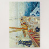 ヨット地中海のイン(J.L.スチュワート) ジグソーパズル (縦)