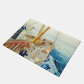 ヨット地中海のイン(J.L.スチュワート) ドアマット (アングル)