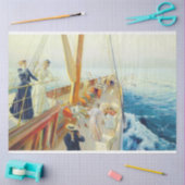 ヨット地中海のイン（J.L.スチュワート） 薄葉紙 (クラフト)